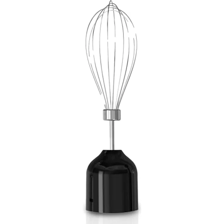 Rohnson BlendMaster R-5750, Stabmixer-Set mit Vario-Blade Technologie, 1500 Watt, Schwarz, inkl. Messbecher und Schneebesenaufsatz – Bild 8