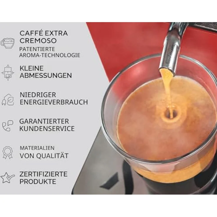 Aroma Plus Basic Kaffeepadmaschine 44mm Taupe – Bild 7