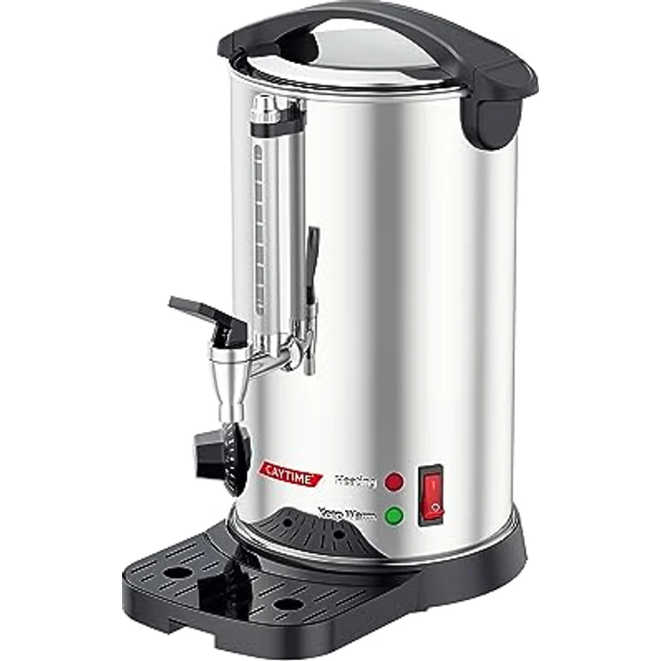 Caytime Edelstahl Glühweinkocher, 12L Heißgetränke- und Einkochautomat, 1500W für Glühwein und Punsch – Bild 2