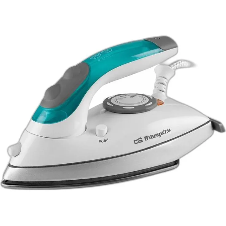 Orbegozo SV 1020, Dampfbügeleisen mit 1100 Watt, Antihaft-Platte, Sprühfunktion, Weiss Blau