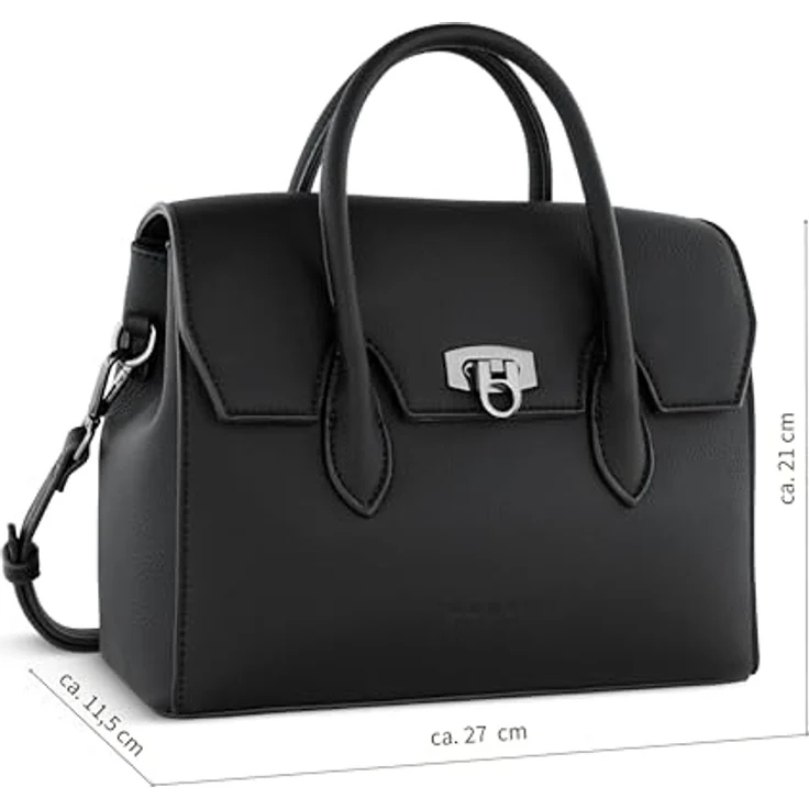 Bugatti Ira Schultertasche M 27 cm, elegante Handtasche für Damen – Bild 2