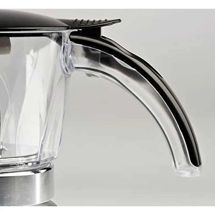 Girmi MC23, Programmierbare elektrische 3-Tassen-Kaffeemaschine mit Timer und Transparente Krug, Schwarz, Silber – Bild 7