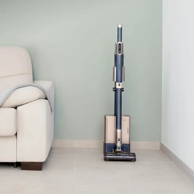 Cecotec Scoba 2100 Station, Kabelloser Staubsauger mit Selbstentleerungsstation, 210W Digitalmotor, 20kPa Saugdruck, 40 Minuten Laufzeit, Jalisco-Bürste, 2-in-1-Zubehör – Bild 4