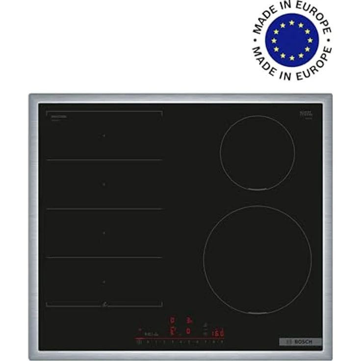 Bosch PIX645HC1E Serie 6 Smartes Induktionskochfeld (autark), 60 cm breit, Flex Induction, Umlaufender Rahmen, Kochfeldbasierte Haubensteuerung, schnelleres Kochen - Preisvergleich – Bild 2