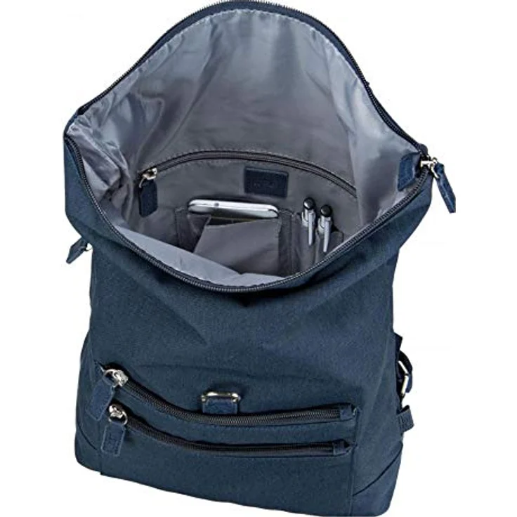 Jost Daypack BERGEN Kurierrucksack S, Leichter wasserabweisender Nylon/Polyester Rucksack, 10l, Schwarz – Bild 4