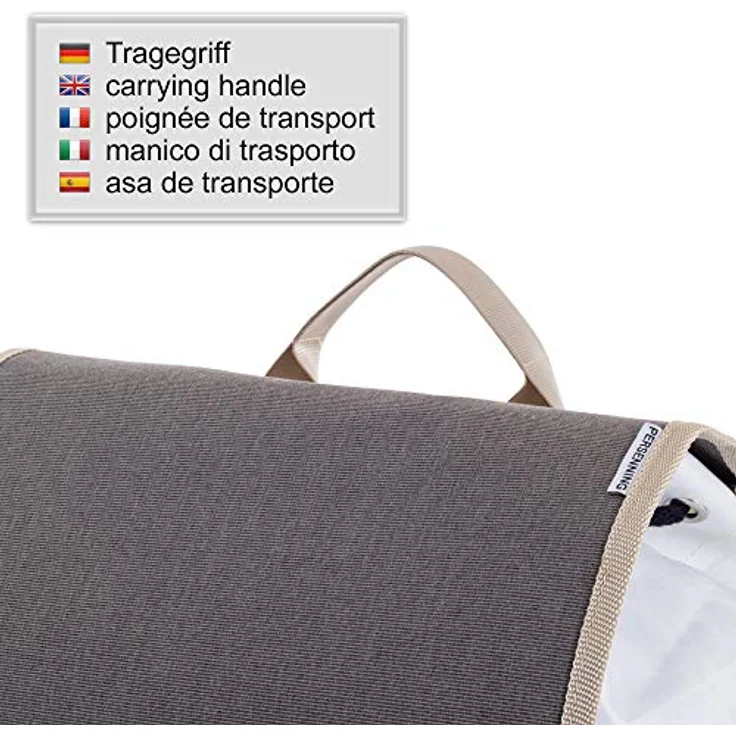 ANDERSEN Einkaufstrolley - Unus Shopper 360° Mole 2 41 L Einkaufsroller, Segelstoff, upcycling, Aluminium, Griff ergonomisch, höhenverstellbar, Kugellagerrad – Bild 4