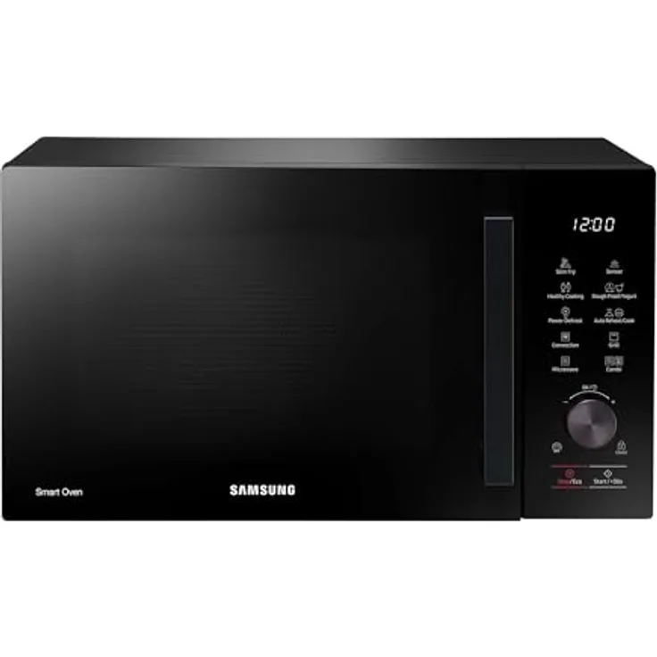 Samsung MC28A5137CK, 28 ℓ Kombi-Mikrowelle mit Grill & Heißluft, 900 W, LED-Display, inkl. Crisp-Platte und Pizzaform
