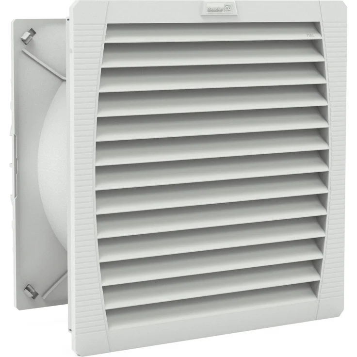 Pfannenberg Filterlüfter PFL 4. Generation, Belüftungsventilator für Schaltschrank, hohe Luftleistung bis 845 m³/h, IP-54, RAL 7035 hellgrau