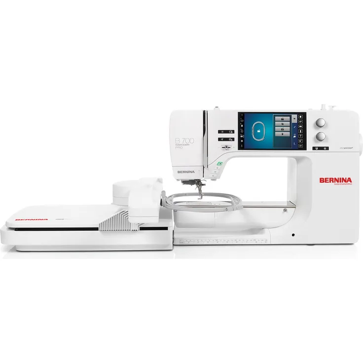 Bernina B 700 PRO, Stickmaschine mit SDT-Stickmodul, 500 Stickmotiven, Jumbo-Spule, Wifi-Funktionalität und automatischem Nadeleinfädler