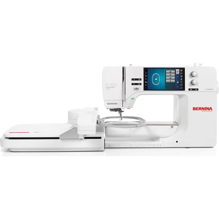 Bernina B 700 PRO, Stickmaschine mit SDT-Stickmodul, 500 Stickmotiven, Jumbo-Spule, Wifi-Funktionalität und automatischem Nadeleinfädler