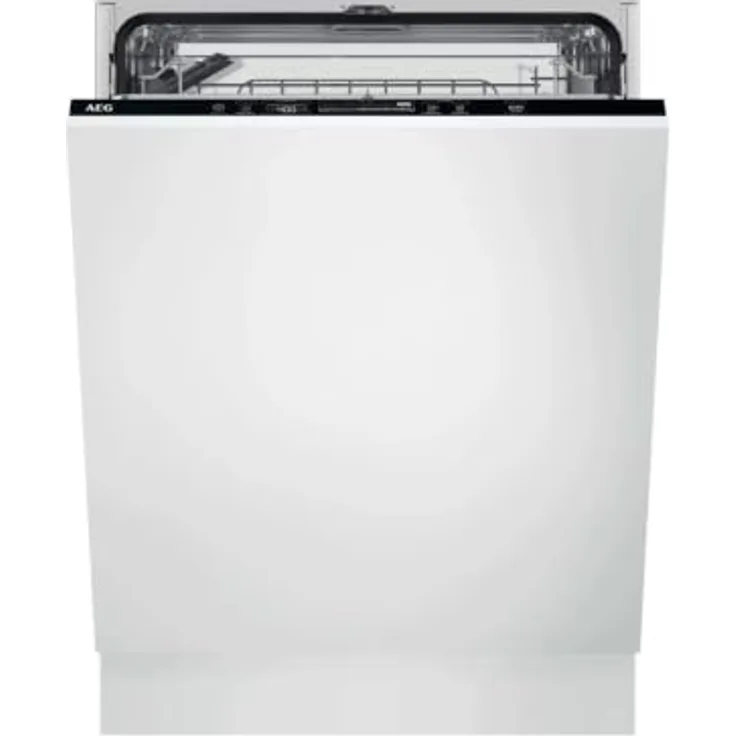 AEG 6000 SatelliteClean® FSK64605Z, Vollintegrierter Geschirrspüler 60 cm, AirDry, Besteckkorb, QuickSelect Display, Schwarz
