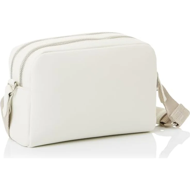 Calvin Klein Ultralight Umhängetasche, 20 cm, lily white, 100% Polyurethan, kompakte Größe 20x8x13.5 cm – Bild 2