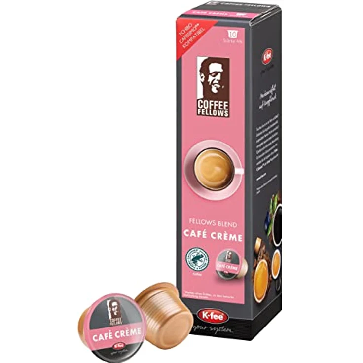 Coffee Fellows BLEND CAFÉ CRÈME Kaffeekapseln, 120 Stück, kompatibel mit Tchibo Cafissimo(R)*, 12er Pack (12 x 75 g)  – Bild 2