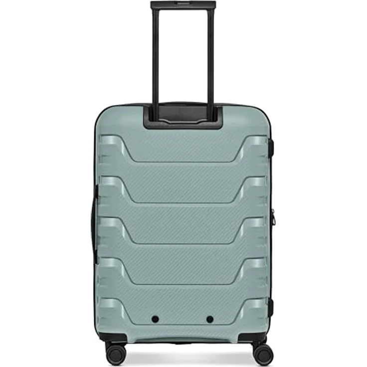 Smartbox Koffer M Erweiterbar 66 cm, Hartschalen Trolley 71–80L, leicht 3,8 kg, 4 Rollen, TSA Schloss, Mittelgroß Reisegepäck (Edition 01) – Bild 5