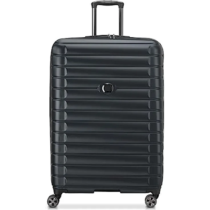 DELSEY Paris Shadow 5.0, Hartschalenkoffer 82 cm, 131 L, XXL, Schwarz, mit TSA-Zahlenschloss und SECURITECH 2-Verschlusssystem