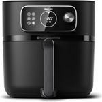 Philips Airfryer Combi 7000 Serie XXL - Schwarz, 22-in-1-Heißluftfritteuse mit Rapid CombiAir, WiFi-Verbindung, XXL-Kochkapazität