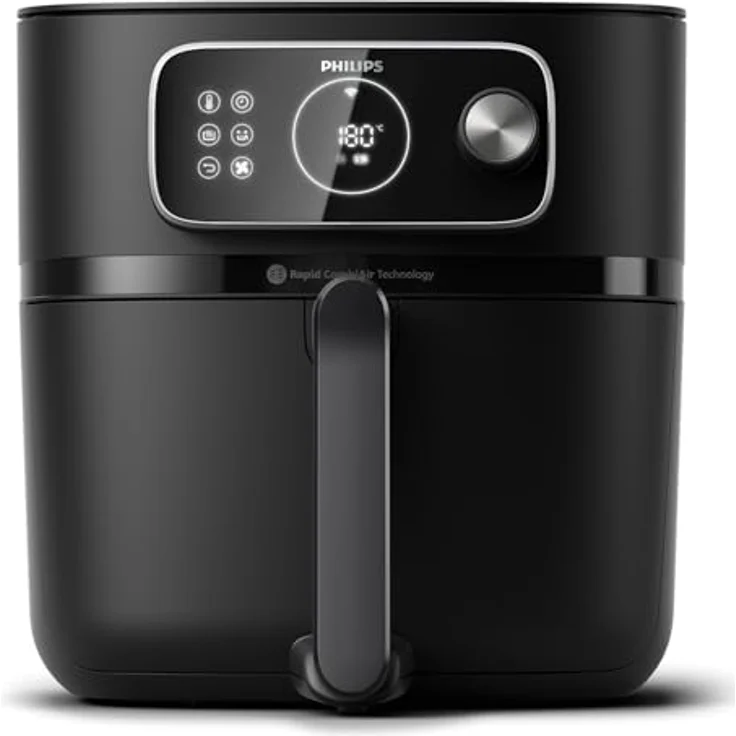 Philips Airfryer Combi 7000 Serie XXL - Schwarz, 22-in-1-Heißluftfritteuse mit Rapid CombiAir, WiFi-Verbindung, XXL-Kochkapazität – Bild 1