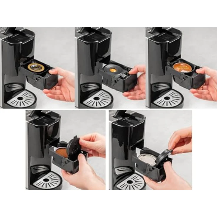 Setpoint Multikapsel-Kaffeemaschine 5-in-1, 19-bar Hochdruckpumpe, Edelstahlgehäuse, Milchkännchen - Preisvergleich – Bild 6