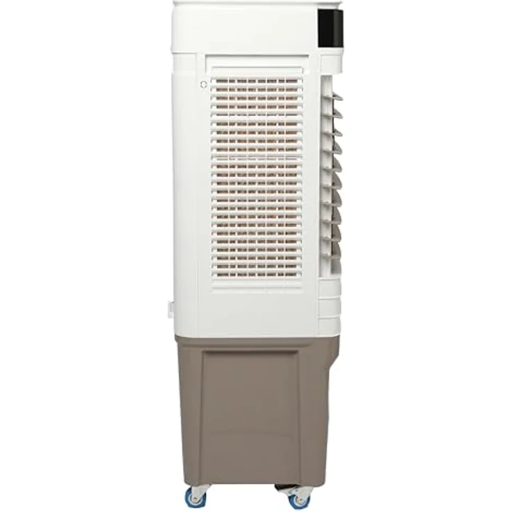 be cool Ventilatorkombigerät Mobiler Luftkühler 60 Liter, Wasserkühlung, 60L Wassertank, leistungsstark mit 150 Watt, für Räume bis zu 60m², mit 120° Schwenkfunktion, Touch-Bedienfeld und Fernbedienung, in Schwarz – Bild 9