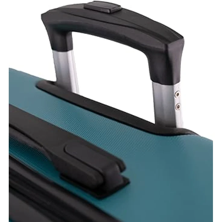 Nowi Bergamo 4 Rollen Kabinentrolley 56 cm, (37.40 l, S) in stilvollem Design, schwarz – Bild 6