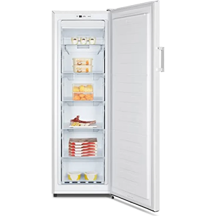 HEINRICHS Gefrierschrank, Freezer, No-Frost Schutz, 5x Gefrierschublade +1x Gefrierfach, LED-Display,Airflow, wechselbarer Türanschlag, Alarmfunktion, Temperatur:-14°C~-24°C, Heinrich´s (weiß) – Bild 2