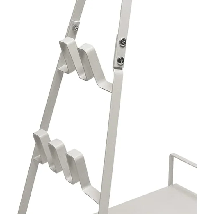 vhbw Staubsaugerhalter Ständer kompatibel mit Rowenta X-Force Flex 9.60 Allergy RH2039 Akku-Staubsauger, Handstaubsauger Weiß - Hochwertiger Aufbewahrungsständer für kabellosen Staubsauger, freistehend, stilvolles Design – Bild 5