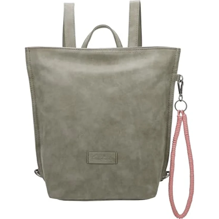 Fritzi aus Preußen Cityrucksack Fritzi33N, mit abnehmbarer Schlüsselschlange, moderner Kurier-Look, schwarz – Bild 2