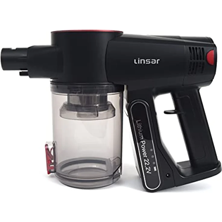 Linsar - 2 in 1 kabelloser Staubsauger - Mit 2 Saugstufen, beutellos und kompakt - Zur Wandmontage geeignet - 44 Min. Akkulaufzeit - Für Hartböden, Teppich, Tierhaare, Auto, Zuhause – Bild 3