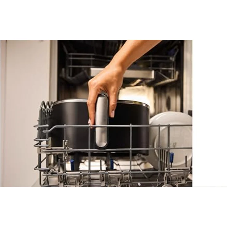 Braun MultiFry 5 HF5030 Digitale Heißluftfritteuse, 6L Airfryer mit 8 Programmen, 1700W, Touch-Bedienung, spülmaschinenfester Korb, Schwarz – Bild 5