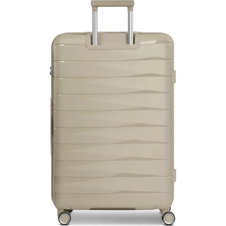 Franky Hartschalen-Trolley London, 4 Rollen, Polypropylen, mit Dehnfalte und TSA-Schloss, max. Breite 35 cm – Bild 2