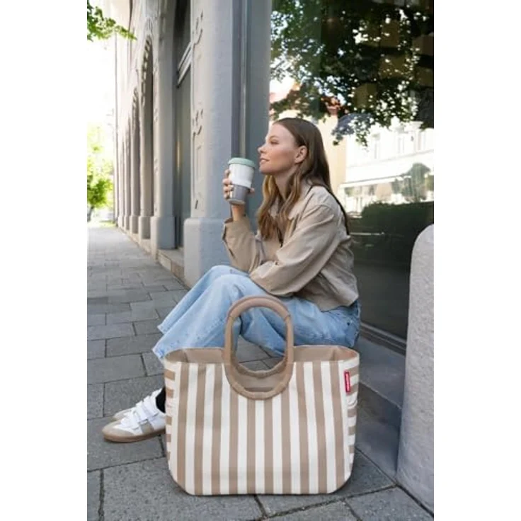 reisenthel Loopshopper L, Shopper Tasche aus 100% PET, 46 cm, braun – Bild 9