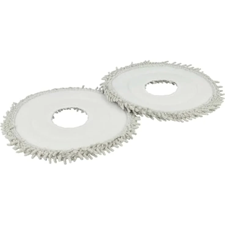 vhbw 10x Wischtuch kompatibel mit Dreame L10s Pro, Plus, Pro Ultra, Pro Gen2, Prime Wischroboter - Mopptuch, Wischmopp-Pad, grau – Bild 2