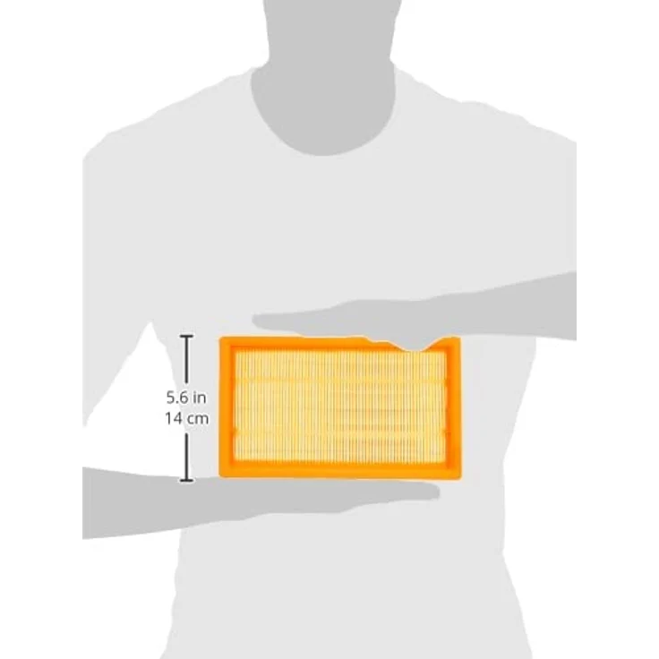 Bosch Professional Flachfaltenfilter Polyester, viereckig, 6150 cm², 240 x 140 x 56 mm, 2607432034 – Bild 5