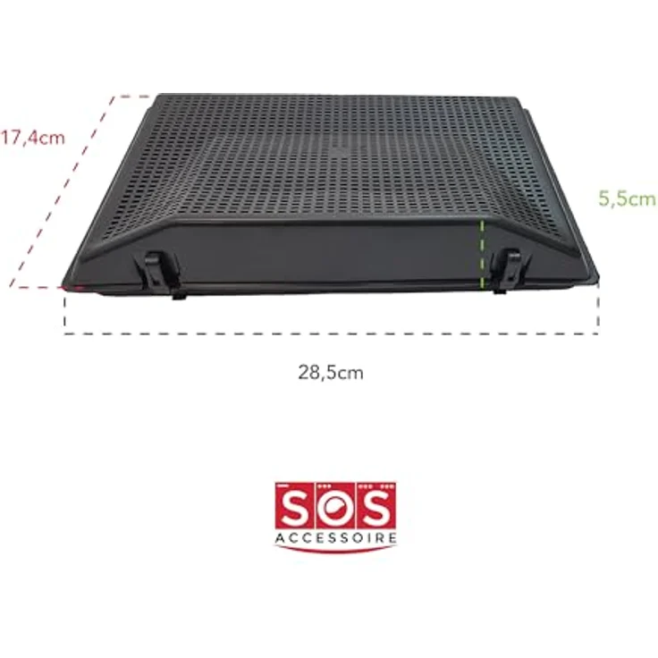 Whirlpool Ersatzteil Set 2 Kohlefilter AMC962 für Dunstabzugshauben von Fagor, Ariston, Hotpoint, Faure, Sauter, Ikea – Bild 2