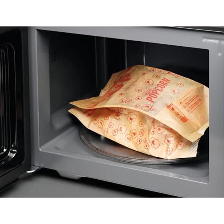 AEG Mikrowelle mit Grill MFB2111DB, 21 L, 800 W Mikrowellenleistung, 1000 W Quarzgrill, 5 Leistungsstufen, Edelstahl-Innenraum, Schwarz, Drehteller Ø 27 cm – Bild 5