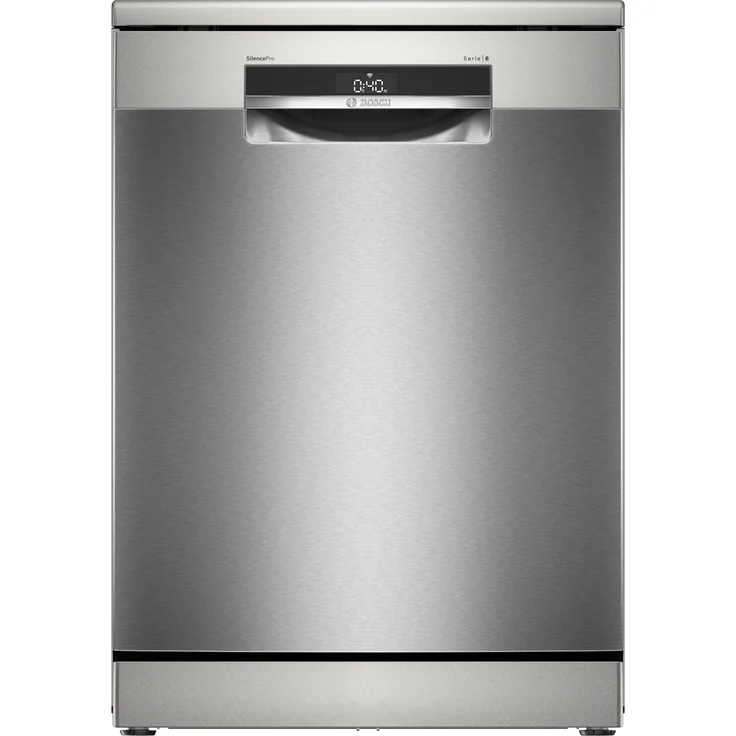 Serie 6, Freistehender Geschirrspüler, 60 cm, Silver Inox, SMS6ECI07E – Bild 1