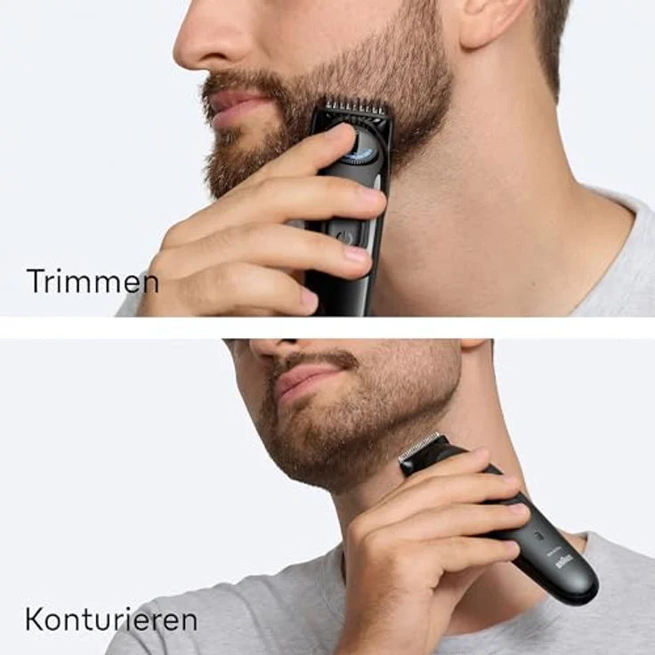 Braun Barttrimmer Series 3 BT3520, ultrascharfe Klinge, 50 Min Akkulaufzeit, 40 Längeneinstellungen, schwarz – Bild 5