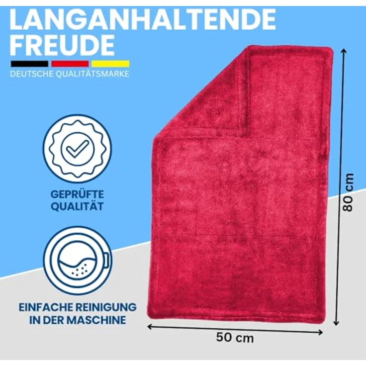 Ivality® Auto Trockentuch XXL 80x50 cm, 1400 GSM Ultra Saugstarkes Mikrofasertuch für fusselfreie Autopflege und Motorradreinigung, lackschonend und waschbar – Bild 5