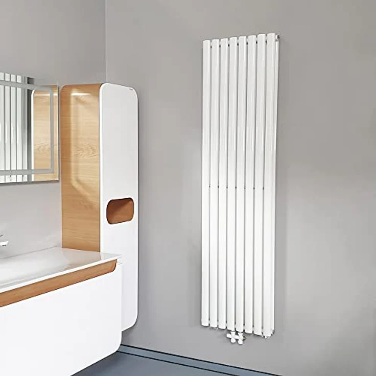 Paneel Heizkörper Vertikal doppellagig weiß 1800X590-10 ELEM. - 2050W,  – Bild 5