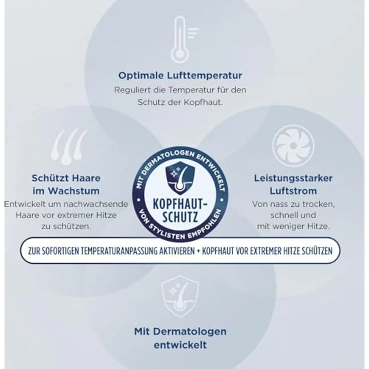 Shark SpeedStyle Pro FLEX Haartrockner, hohe Leistung & Power mit 4 Styling-Aufsätzen, leicht, keine Hitzeschäden, faltbarer Griff, für alle Haartypen, Mokka-Silber – Bild 4