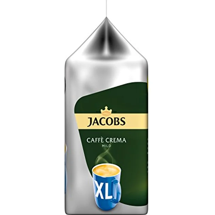 Tassimo Jacobs Caffè Crema mild XL, Kaffee Kapsel, Kaffeekapsel, gemahlener Röstkaffee, 16 T-Discs – Bild 4