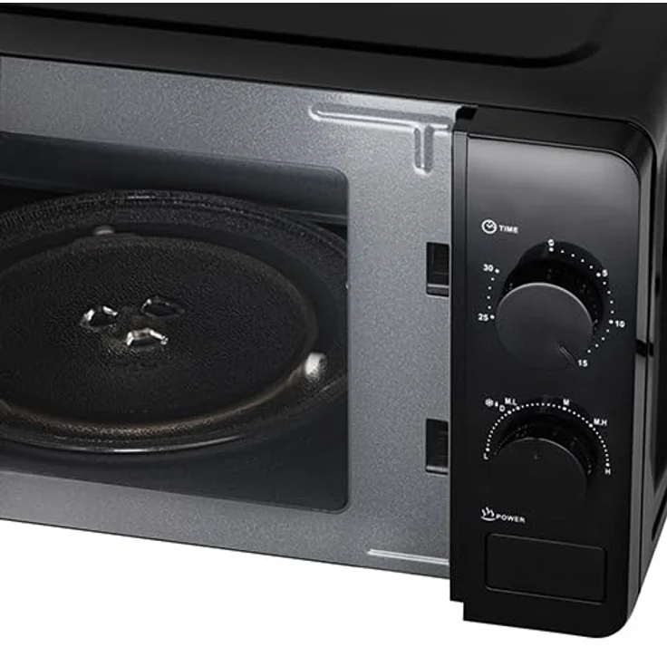 Adler Ad 6206 Mikrowelle 700w Schwarz 20 Liters, Konvektionsfunktion, elegantes Design – Bild 2
