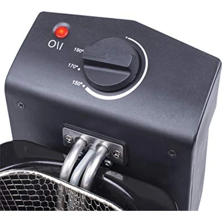 Tristar Edelstahl Fritteuse - mit 2 Liter Fassungsvermögen, Kaltzonefunktion und einstellbarem Thermostat bis 190°C, FR-6919 – Bild 6