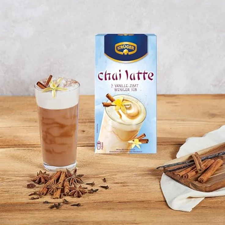 Krüger Chai Latte Vanille-Zimt Weniger Süß, 10 Portionen – Bild 3