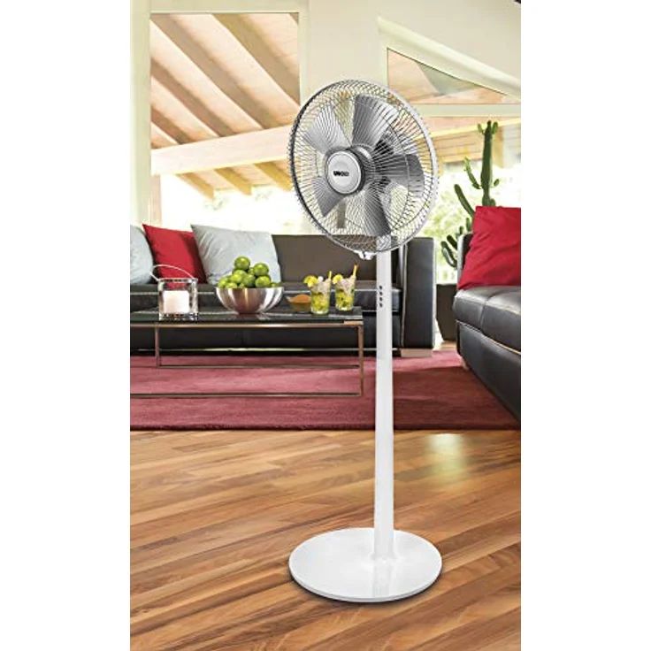 Unold 86820 White Standventilator Silverline, 50 W, silber-weiß – Bild 5