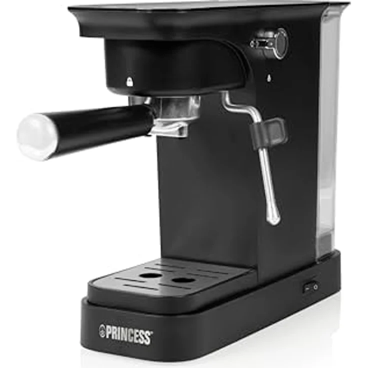 Princess 249421, Espressomaschine mit 20-Bar-Pumpe, 0,8 l Wassertank, schwarz – Bild 7
