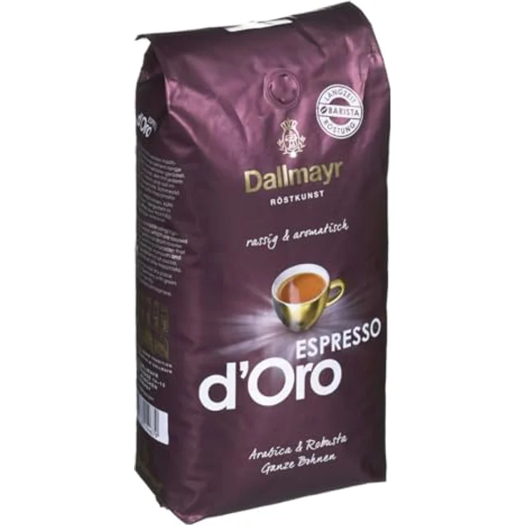Dallmayr Espresso d'Oro Kaffee, Bohnenkaffee, Röstkaffee, ganze Bohnen, Kaffeebohnen, 1000 g – Bild 4