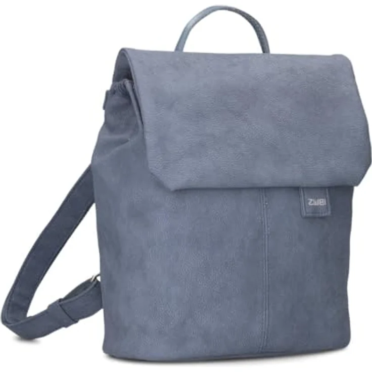 Zwei Mademoiselle.M City Rucksack, 29 cm, blau, 100% Polyurethan, 24 x 13 x 29 cm – Bild 1