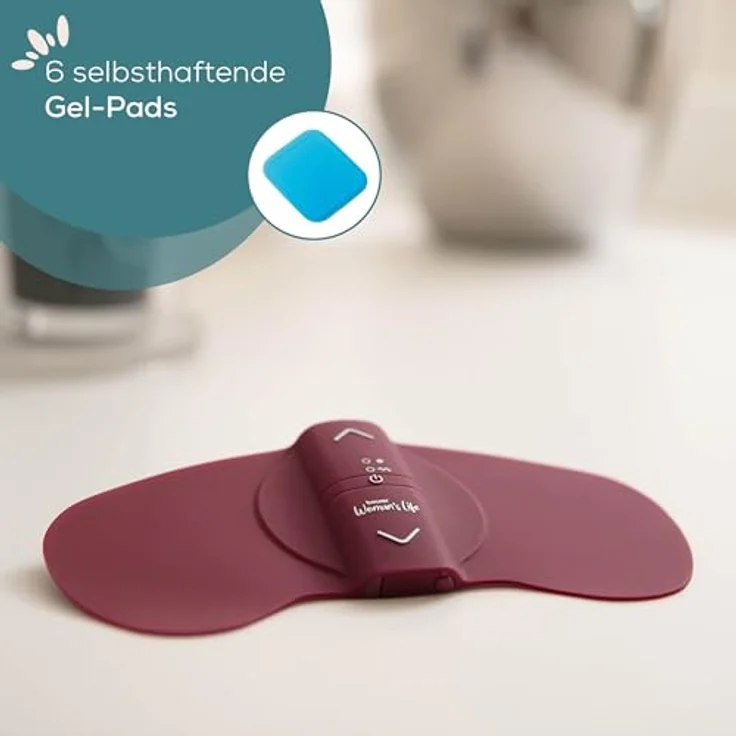Beurer Nachkaufset EM 50 Gel Pads Massagegerät, blau, 6 Stück – Bild 2