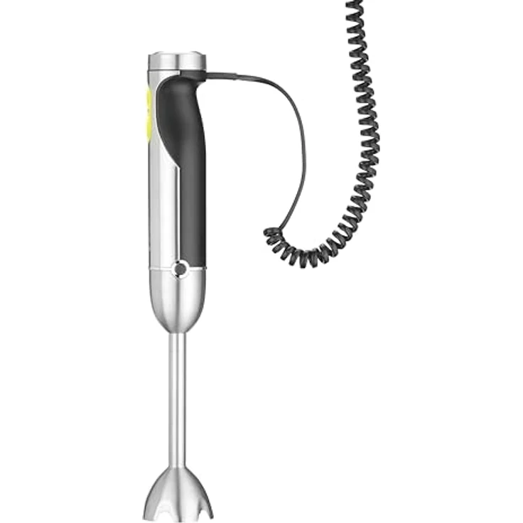 HENDI Stabmixer mit Spiralkordel, 220-240V/1000W, 65x425mm, Edelstahl AISI 304/Schwarz – Bild 4